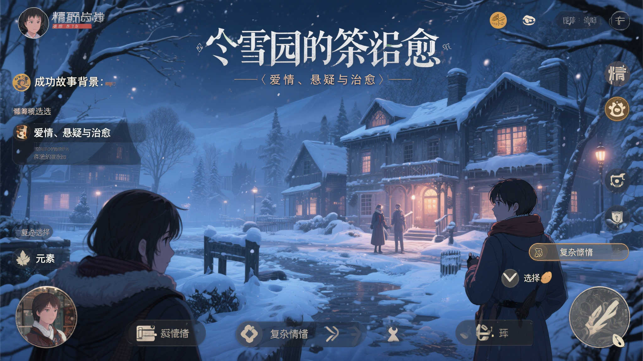 浪漫之旅开启！女性向恋爱手游〈冬园的祭奠〉11月13日上线