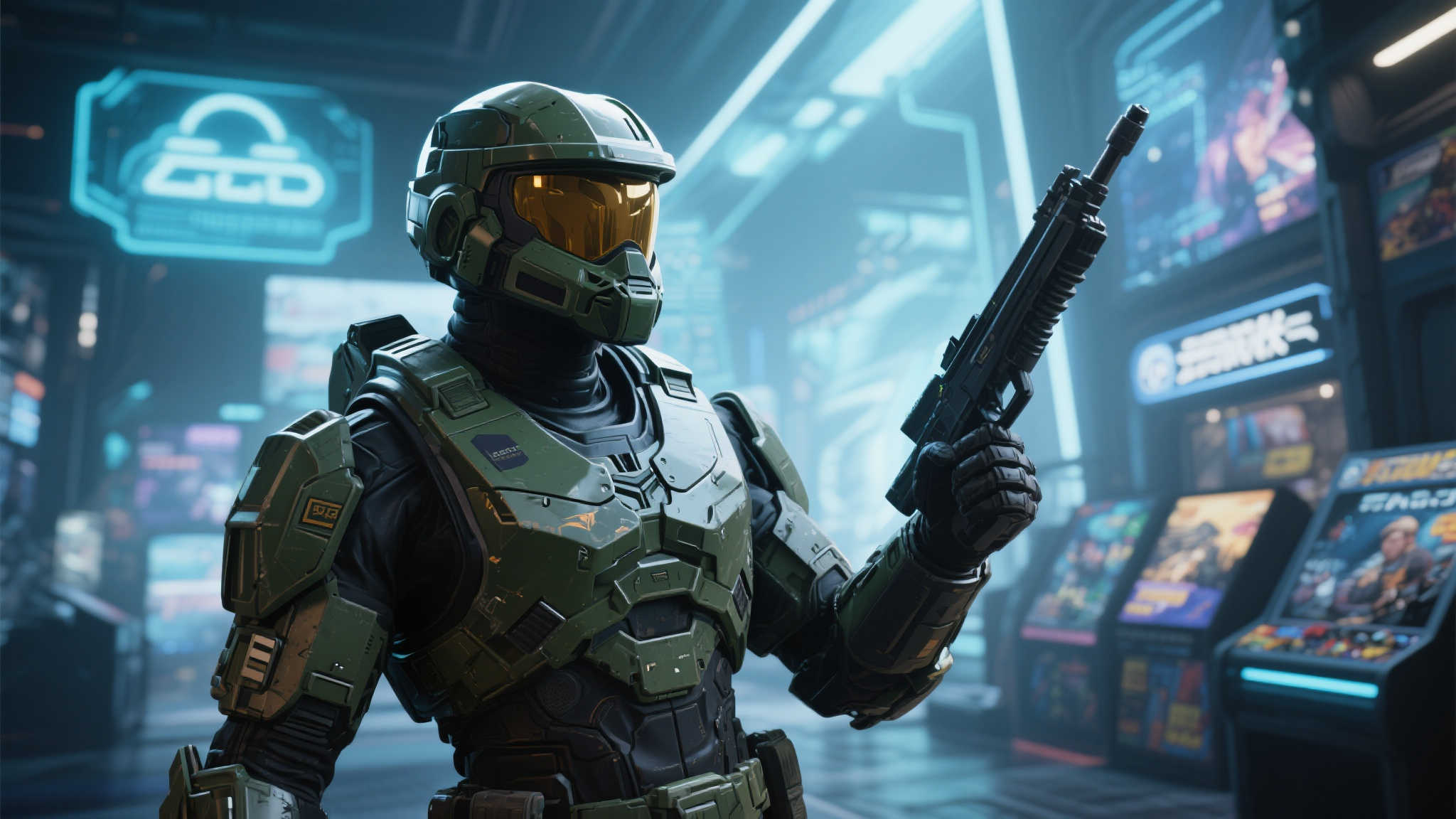 实体游戏时代的终极守护者：士官长化身精神象征